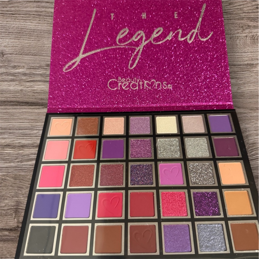 Beauty Creations Palette Eyeshadow The Legend Glitter Matte Shimmer 35 Shades